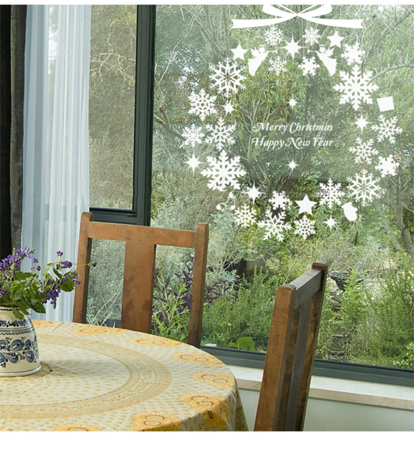 Accessory Christmas Cutout White Snow Decoration - Click Image to Close